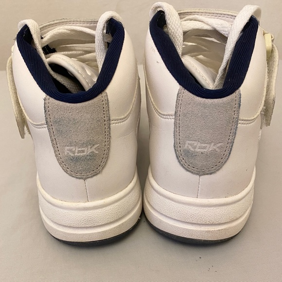 🚫SOLD🚫RBK G-Unit G6 Mid White Reebok Hip Hop 50 Cent Size 9 Shoes Sneakers - Picture 7 of 10